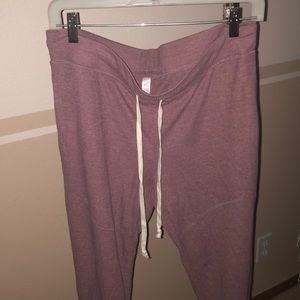 Waffle print pajama pants